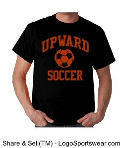 mpc upward soccer t-shirt with number (black) Design Zoom